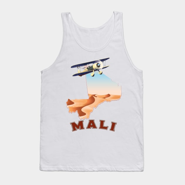 Mali Travel poster Tank Top by nickemporium1